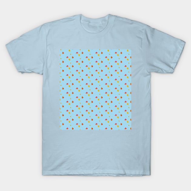 Abstract terrazzo light blue T-Shirt by Kirovair